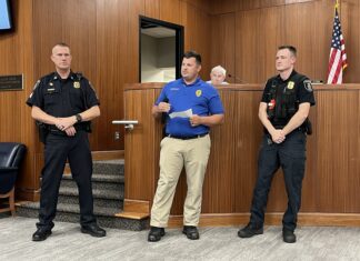 Cullman Police officer recognized for apprehension of wanted suspect