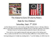 Motorcycle ride benefiting Eldridge Children’s Home Sept. 7