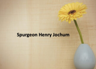 Obituary: Spurgeon Henry Jochum