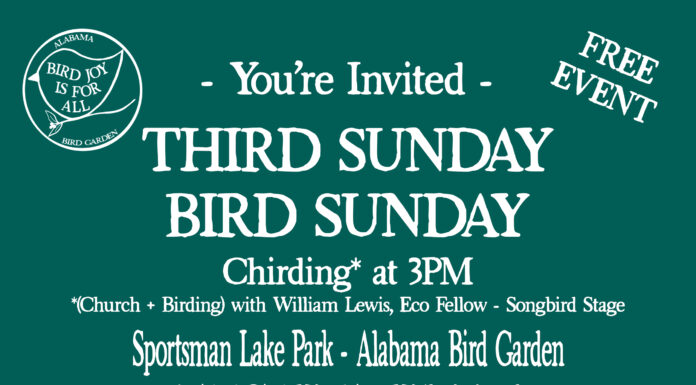 ‘Chirding’ at Sportsman Lake: Third Sunday birding and worship event Sept. 15