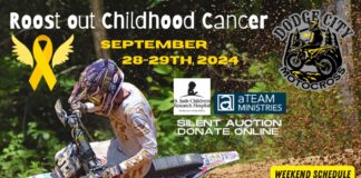 ‘Roost out Childhood Cancer’ race set for Sept. 28-29 at Dodge City MX Park