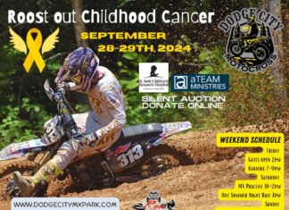 ‘Roost out Childhood Cancer’ race set for Sept. 28-29 at Dodge City MX Park