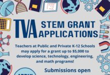 TVA STEM Grant opportunity for Cullman teachers – applications close Sept. 15