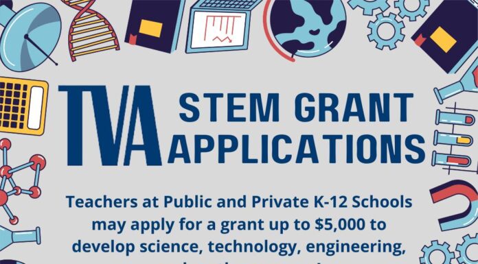 TVA STEM Grant opportunity for Cullman teachers – applications close Sept. 15