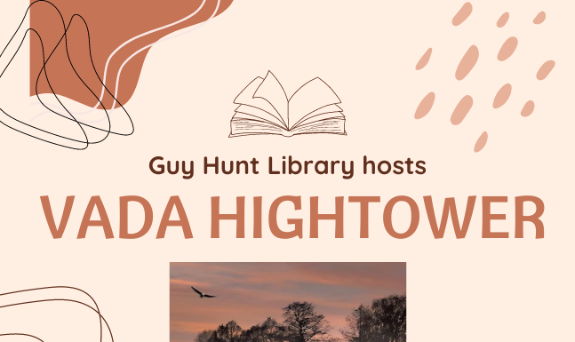 Guy Hunt Library to host local author Vada Hightower Oct. 3
