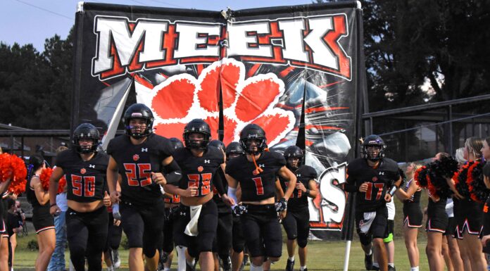 PREP FOOTBALL: Meek drops round 2 matchup at Wadley 55-22