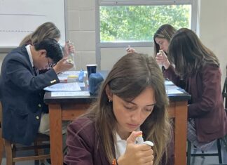 St. Bernard AP Biology students master biotechnology skills with micropipettes