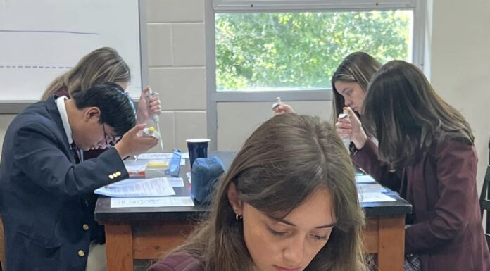 St. Bernard AP Biology students master biotechnology skills with micropipettes