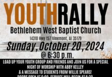 Bethlehem West Baptist Church to host youth rally featuring motivational speaker Willie Spears