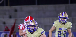 PREP FOOTBALL: Addison handles Vina for homecoming 41-14