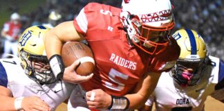 PREP FOOTBALL: Good Hope claims region title with 47-28 win over Dora