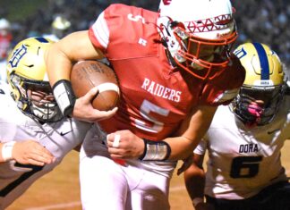 PREP FOOTBALL: Good Hope claims region title with 47-28 win over Dora