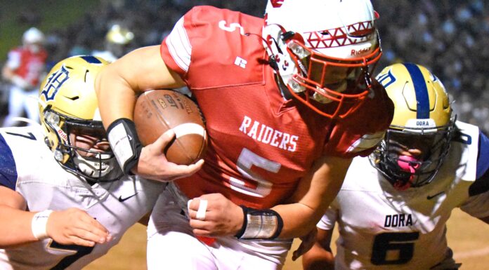 PREP FOOTBALL: Good Hope claims region title with 47-28 win over Dora