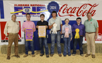 Local youth win during Alabama National Fair Livestock Shows contests for Showmanship, Premier Exhibitor