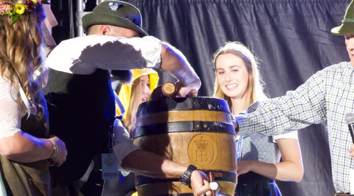 Oktoberfest happening through Saturday The keg was tapped, opening Cullman Oktoberfest on Thursday, Oct. 3, 2024. (Howard Cole)