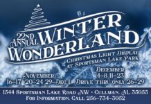 Spend a day in Cullman: Winter Wonderland, Christmas Market, Lost Creek Turkey Trot