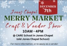 Jones Chapel Merry Market returns for 5th year of holiday shopping – Dec. 7