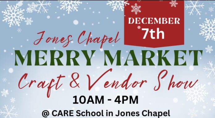 Jones Chapel Merry Market returns for 5th year of holiday shopping – Dec. 7