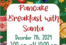 Berlin VFD 4th annual Pancake Breakfast with Santa coming Dec. 7
