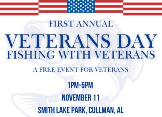 Veterans with Christ hosting inaugural Fishing with Veterans event Nov. 11