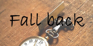 Fall back this weekend!