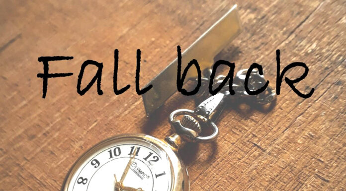 Fall back this weekend!