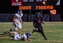 PREP FOOTBALL PLAYOFFS: Late stop lifts Meek over Hubbertville 14-8