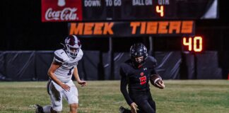 PREP FOOTBALL PLAYOFFS: Late stop lifts Meek over Hubbertville 14-8