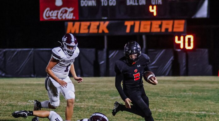 PREP FOOTBALL PLAYOFFS: Late stop lifts Meek over Hubbertville 14-8