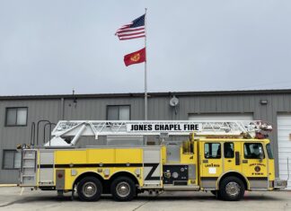 Jones Chapel VFD gets new ladder truck