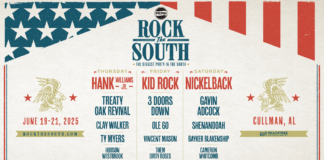 Kid Rock, Nickelback, Hank Williams Jr. To headline Rock the South 2025
