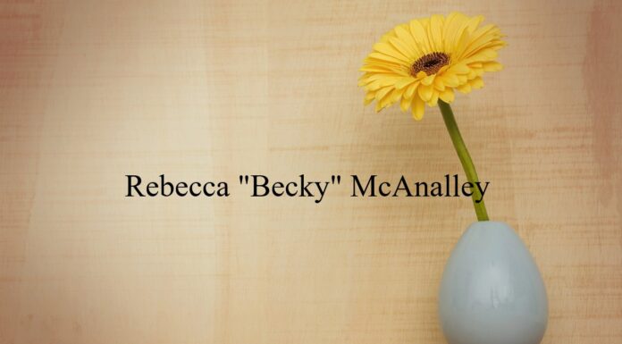 Obituary: Rebecca “Becky” McAnalley