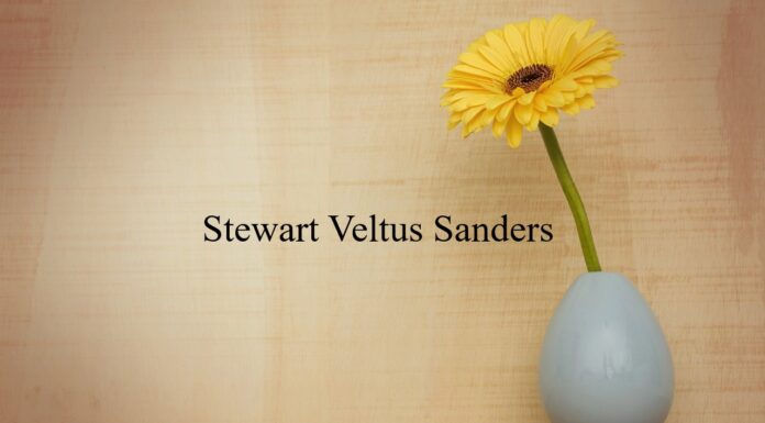 Obituary: Stewart Veltus Sanders
