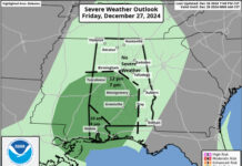 Low-end severe threat today with higher threat possible Saturday into early Sunday