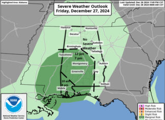 Low-end severe threat today with higher threat possible Saturday into early Sunday