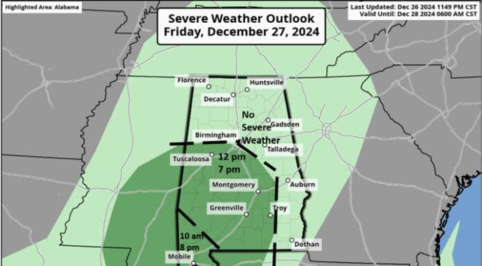 Low-end severe threat today with higher threat possible Saturday into early Sunday