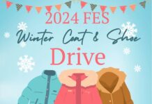 Fairview Elementary holding Winter Coat and Shoe Drive