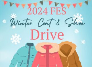Fairview Elementary holding Winter Coat and Shoe Drive