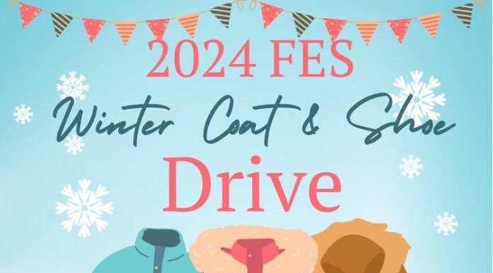 Fairview Elementary holding Winter Coat and Shoe Drive