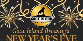 Ring in the New Year at Goat Island Brewing
