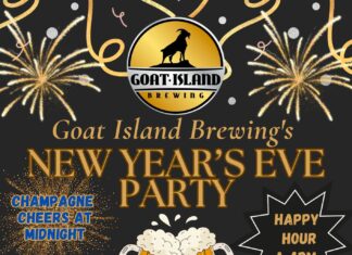 Ring in the New Year at Goat Island Brewing