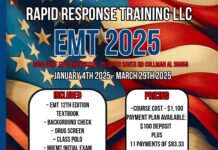 Rapid Response Training LLC offering EMT course at Good Hope VFD