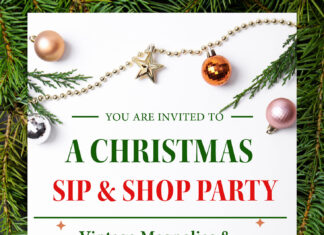 Vintage Magnolias and Just Repurposed hosting inaugural Holiday ‘Sip & Shop’ event Dec. 13