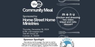 Free community meal tonight, Dec. 19
