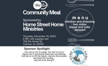 Free community meal tonight, Dec. 19