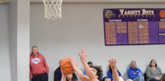 PREP BASKETBALL: Hanceville pulls away to top Vinemont in OT 46-38; Lady Eagles collect 55-21 win