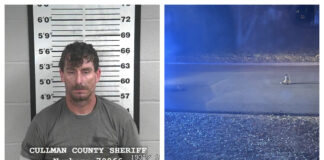 Cullman man arrested following foot pursuit Shane Allen Freeman and the boots left at the scene (Cullman County Sheriff's Office/contributed)