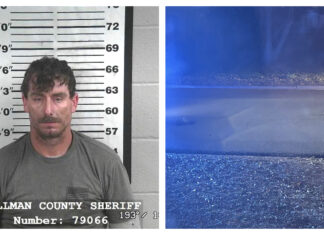 Cullman man arrested following foot pursuit Shane Allen Freeman and the boots left at the scene (Cullman County Sheriff's Office/contributed)