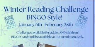 Library hosting Winter Reading Challenge