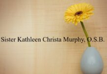 Obituary: Sister Kathleen Christa Murphy, O.S.B.